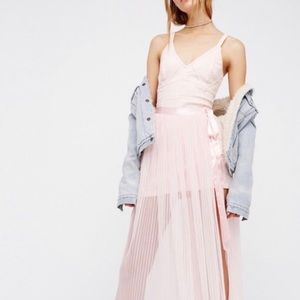Free People Ballet Punk dress and wrap skirt set